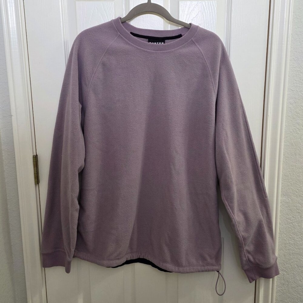 Pre-Loved Burton Westmate Crewneck Fleece – Elderberry Purple